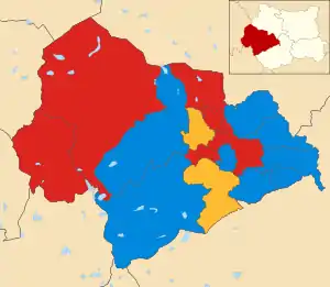 2011 results map