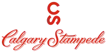 A stylized wordmark saying "Calgary Stampede" below a C lazy-S logo.
