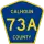 County Road 73A marker