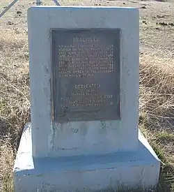 Bealville marker along Caliente-Bodfish Rd.