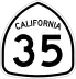 State Route 35 marker