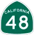 California State Route 48 shield