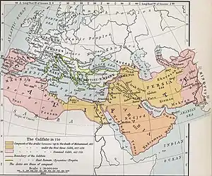 Image 27The early Muslim conquests, 622–750 (from History of Asia)