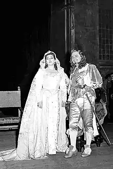 Valiano Natali with Maria Callas, rehearsal of Lucia di Lammermoor, Teatro del Maggio Musicale, Florence, 1953