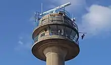 Close up of National Coastguard Institution - Calshot Tower