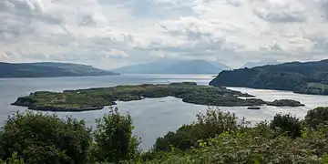 Calve Island viewed from Tobermory Golf Course