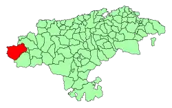 Location of Camaleño