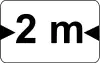 Vehicles having over all length width exceeding the specified  width