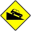 Steep descent