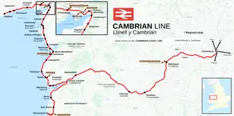 Map of the Cambrian line