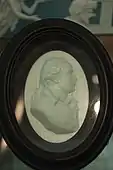 Cameo medallion of James Tassie by William Tassie in the style invented by Tassie