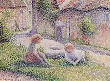 Children on a Farm, 1887. Collection of G. Signac, Paris