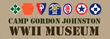 Logo of Camp Gordon Johnston Museum