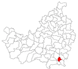 Location in Cluj County