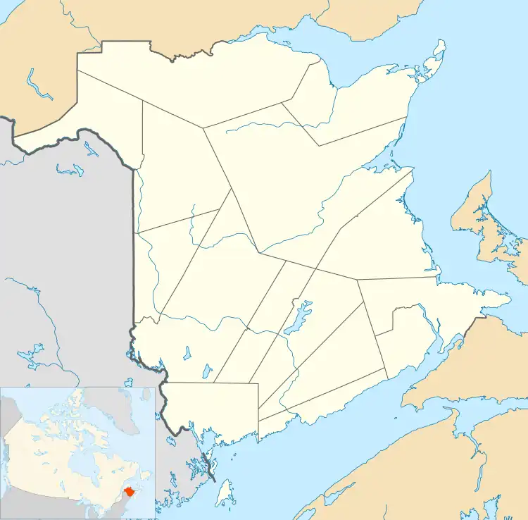 Miramichi, New Brunswick is located in New Brunswick