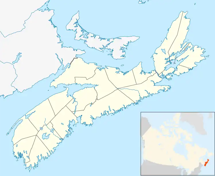 Chedabucto Bay is located in Nova Scotia