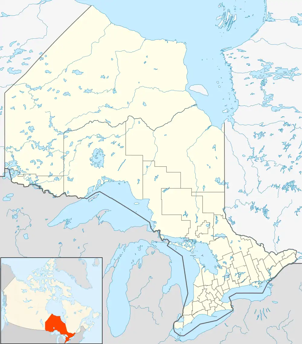 CYVZ is located in Ontario