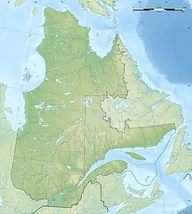 1935 Timiskaming earthquake is located in Quebec