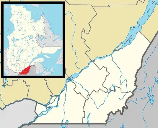 Saint-Majorique-de-Grantham is located in Southern Quebec
