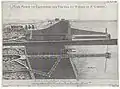 St. Ferréol Dam cross section.