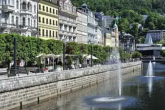 Canal in Karlovy Vary