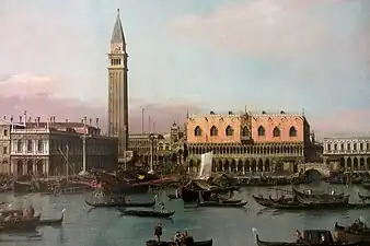 Canaletto, Piazzetta and Bacino di San Marco (1736-38)