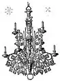 Fig. 3 – Brass Chandelier in the Temple Church, Bristol