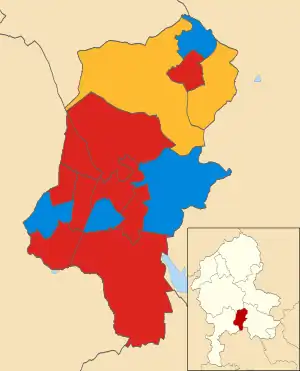 2011 results map