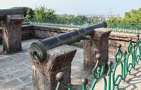 Cannons named Neelam and Manek