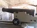 Cannon displayed at Fort Sumter