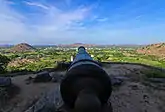 Cannon present in Gingee Fort