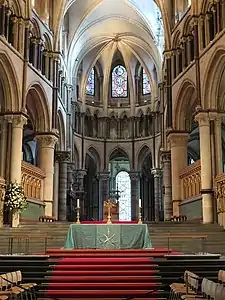 Choir of Canterbury Cathedral rebuilt by William of Sens and William the Englishman (1174–1184)