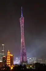 The Canton Tower, China, 2010.
