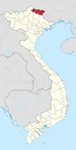 Location of Cao Bằng within Vietnam