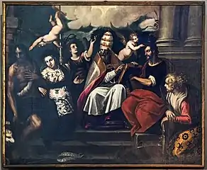 Saint Gregory with Saints 1600