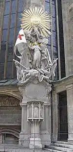 Monument in Vienna, near St. Stephen's Cathedral