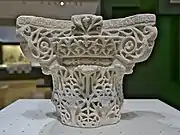 Carved marble capital from Caliphal period of Córdoba (10th century)