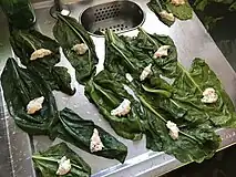 Preparation of Capuns