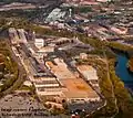 Carpenter plant, circa 2010, looking north.