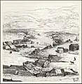 The burgoing town of Caracoles in 1872.