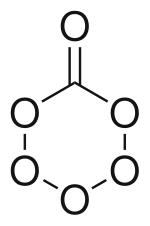 Skeletal formula of carbon hexoxide