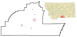Location of Bridger, Montana