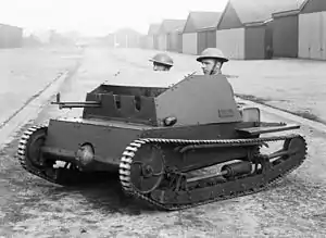 The Carden-Loyd tankette concept was adopted by many armies