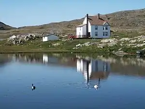 A small pond in Fogo, Newfoundland