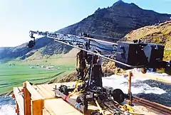 SuperTechnoCrane commercial shoot in Iceland 1998