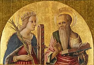 Saint Catherine of Alexandria and Saint Jerome, Tulsa