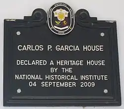 Carlos P. Garcia House, Tagbilaran City, Bohol