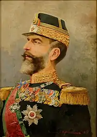 Painting of Carol I of Romania