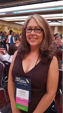 Carolyn Crane at the Romance Writers of America Literacy Signing, July 22, 2015, New York, NY