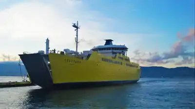 the ferry "Telepass" of the company Caronte and Tourist at Villa San Giovanni